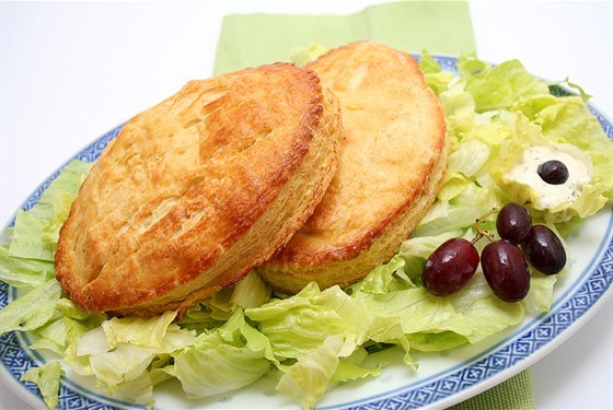 Фото рецепт Лосось в слоеном тесте