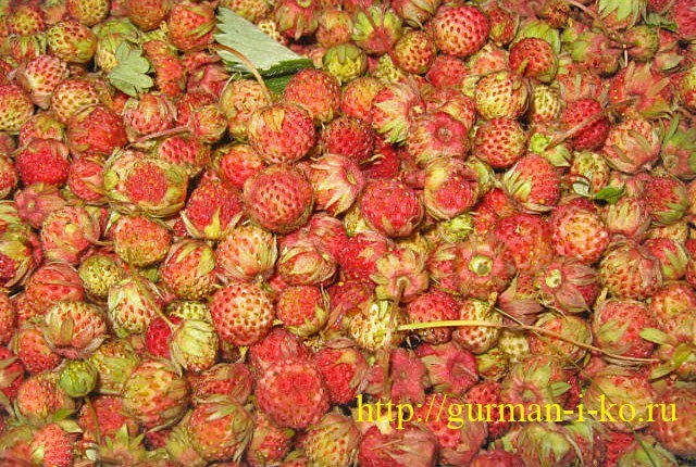 Фото рецепт Варенье из луговой клубники