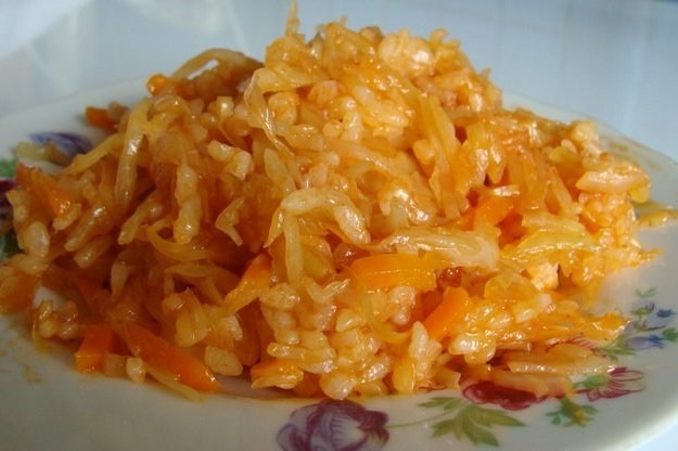 Фото рецепт Ленивые голубцы в мультиварке