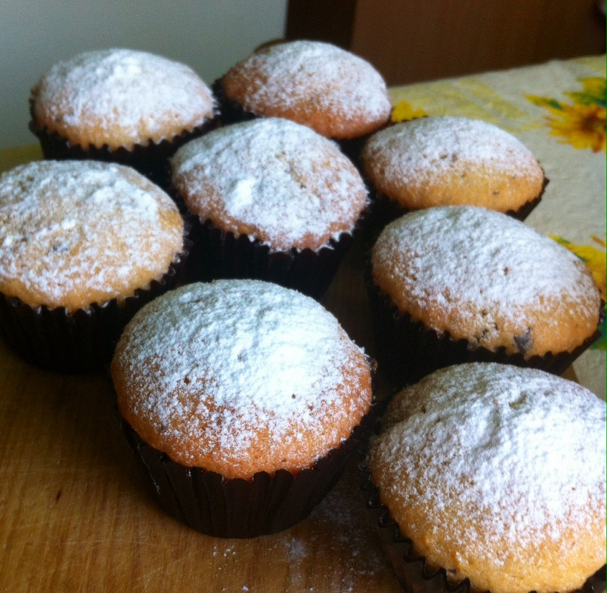 Фото рецепт Маффины с шоколадом