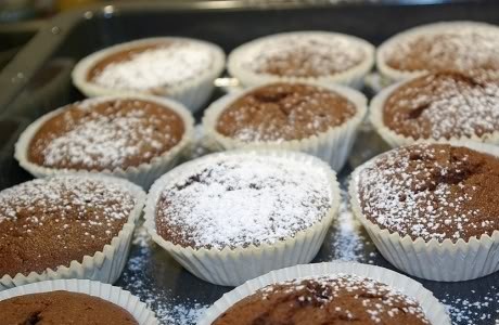 Фото рецепт Кекс в микроволновке за 3 минуты