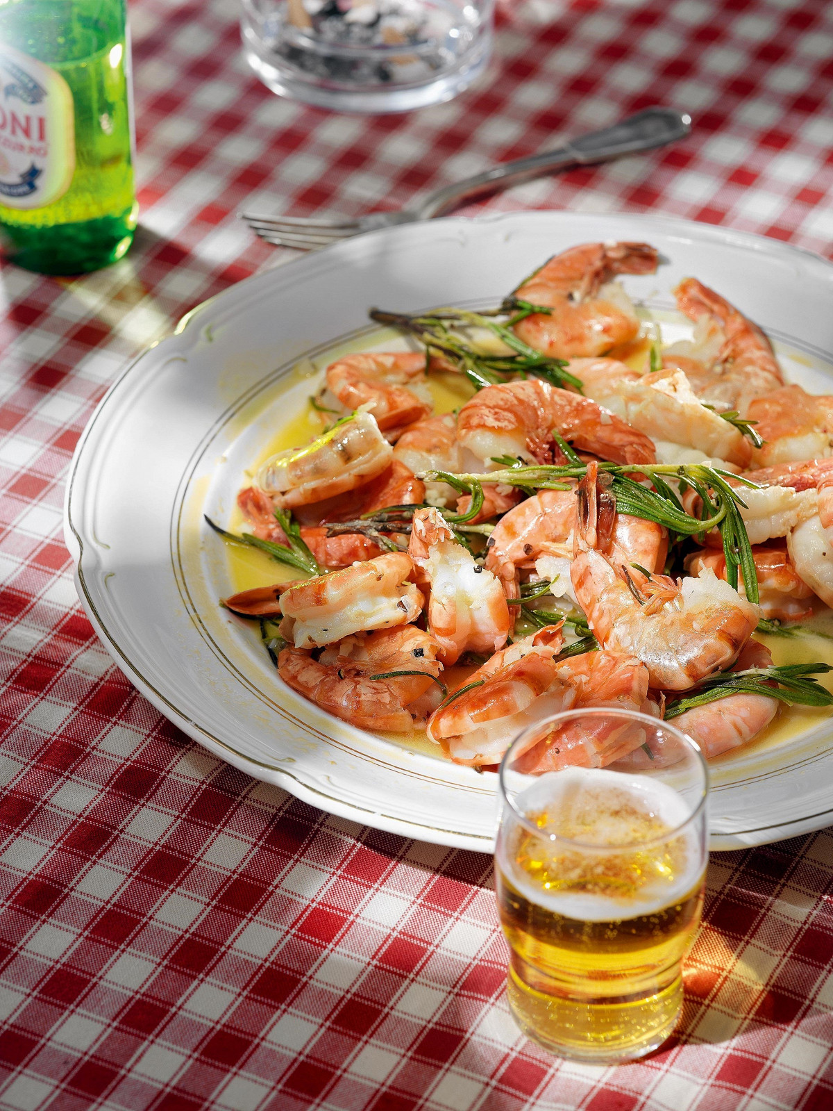 Фото рецепт Креветки в розмарине