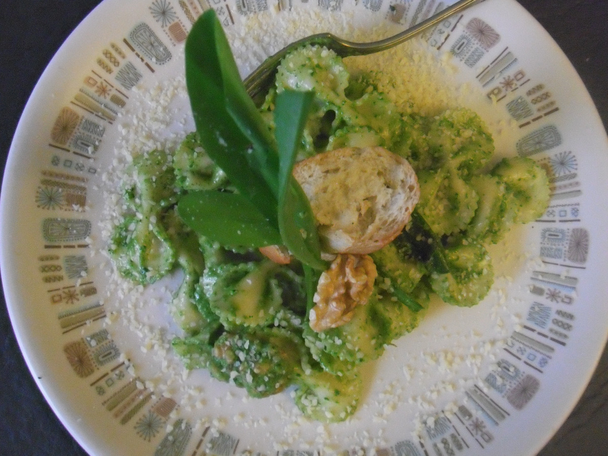 Фото рецепт Паста с соусом песто по-итальянски