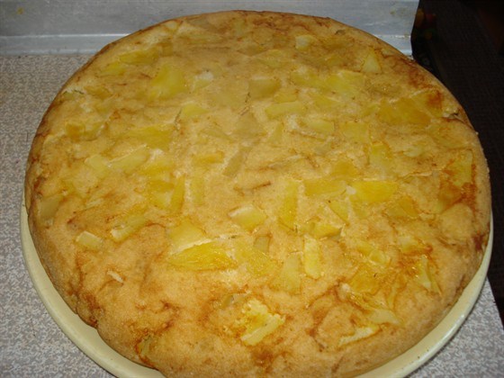 Фото рецепт Быстрый яблочный пирог