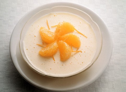 Фото рецепт Яично-апельсиновый пудинг