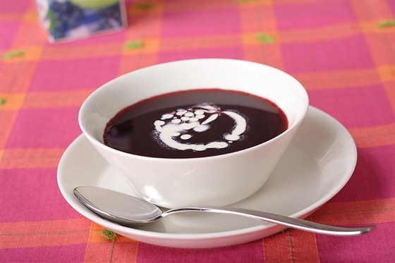 Фото рецепт Черничный суп