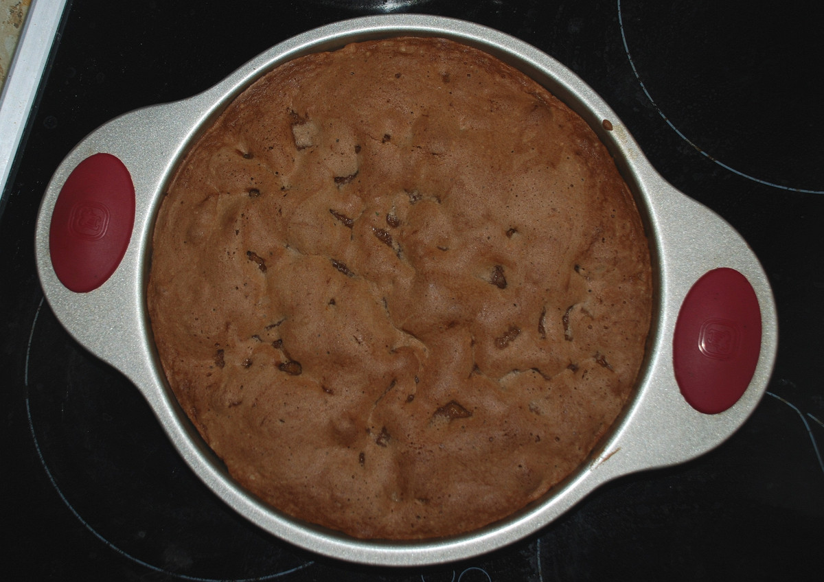 Фото рецепт Шоколадный кекс с бананами