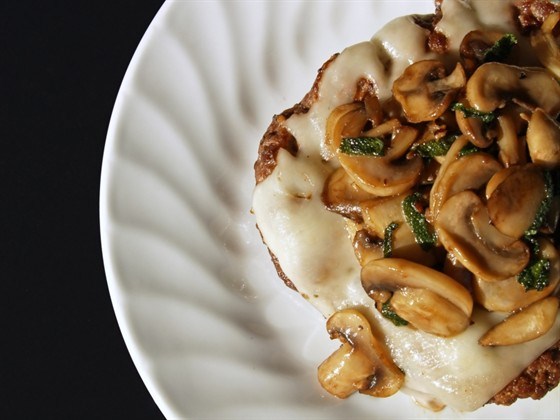 Фото рецепт Грибы жареные, с луком