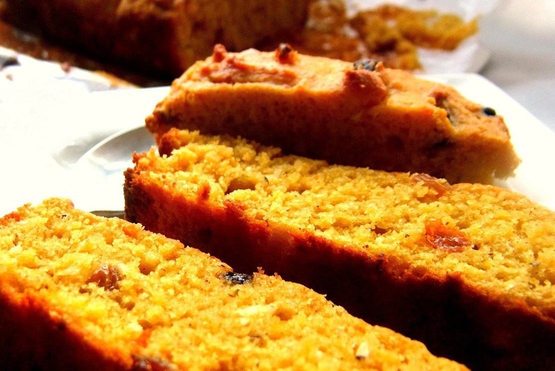 Фото рецепт Манник с изюмом и орехами