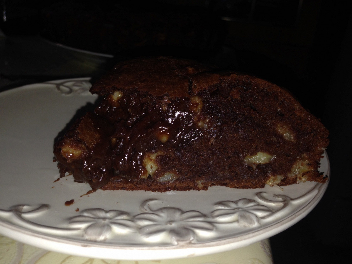 Фото рецепт Брауни с бананом