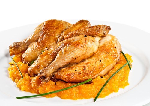 Фото рецепт Курица в соусе барбекю с абрикосовым джемом