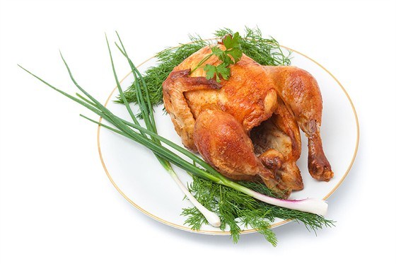 Фото рецепт Курица, запеченная в сметане