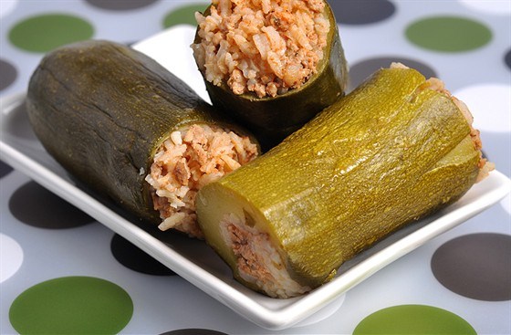 Фото рецепт Кабачки фаршированные