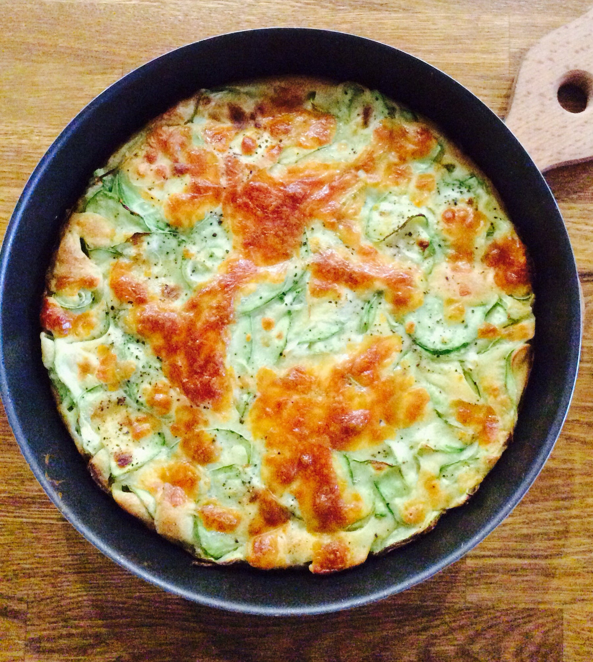 Фото рецепт Тосканский пирог с цукини