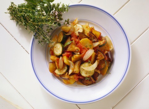 Фото рецепт Рататуй с тыквой и орегано