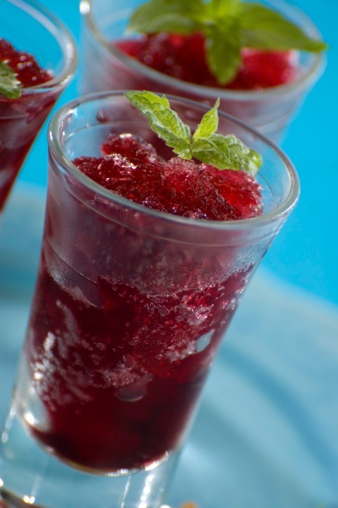 Фото рецепт Шербет из винограда конкорд