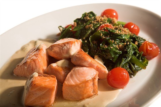 Фото рецепт Семга в томатно-медовом соусе