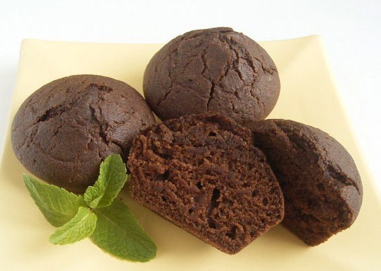 Фото рецепт Мятно-шоколадные маффины