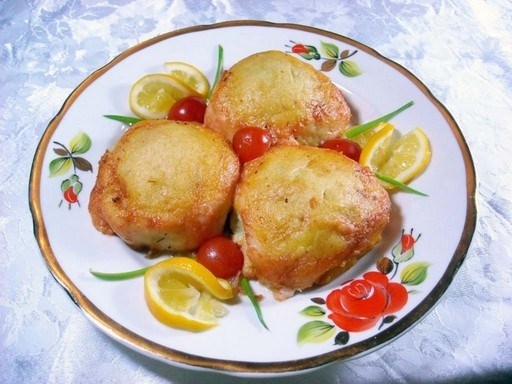 Фото рецепт Картофельные шарики с мясом