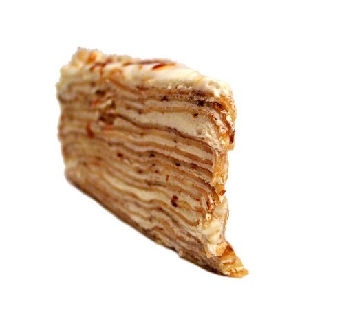 Фото рецепт Торт «Наполеон» с орехами