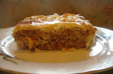 Фото рецепт Капустная лазанья