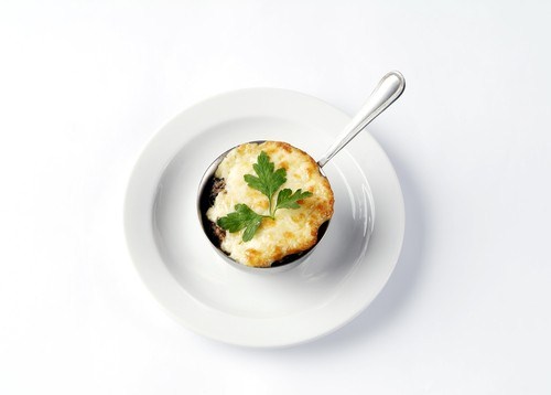 Фото рецепт Грибной жюльен со сметаной