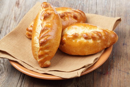 Фото рецепт Пирожки с рикоттой и грибами