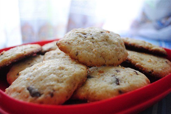 Фото рецепт Овсяное печенье с шоколадом
