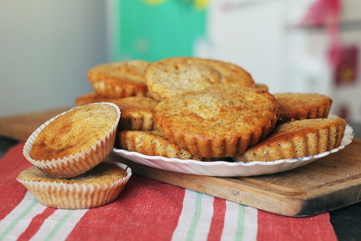 Фото рецепт Маффины с зерненым творогом