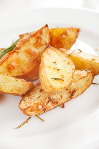 Фото рецепт Жареный картофель с чесноком