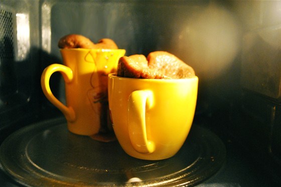 Фото рецепт Кексы за 5 минут