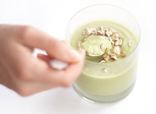 Фото рецепт Йогурт из ананаса и авокадо