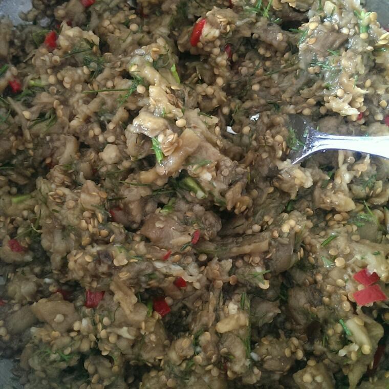 Фото рецепт Салат из баклажанов по-турецки