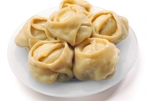 Фото рецепт Манты с картошкой и грибами