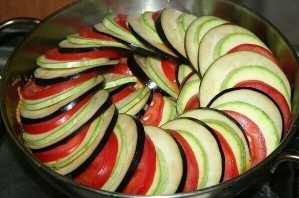 Фото рецепт Рататуй «ленивый»