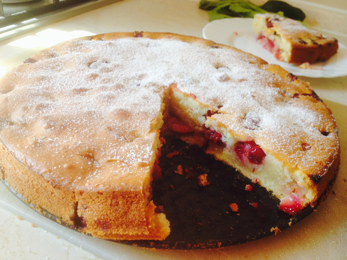 Фото рецепт Клафути с вишней