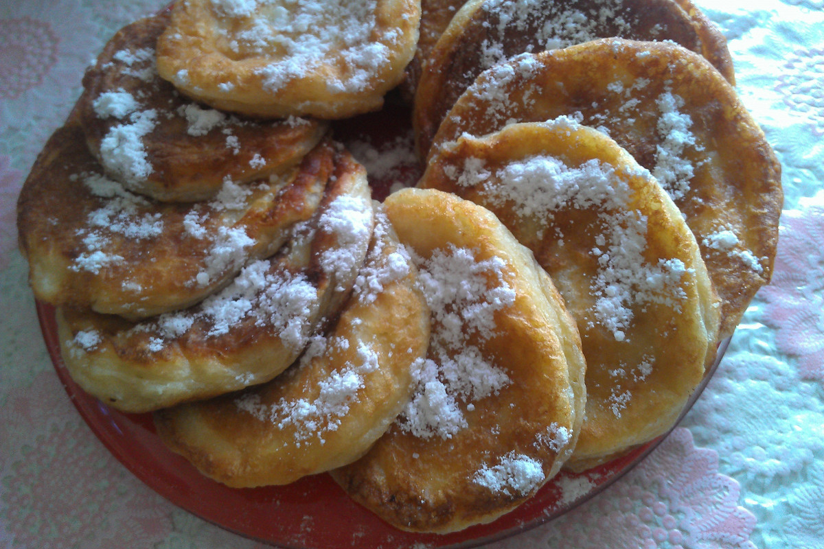 Фото рецепт Оладьи с творогом