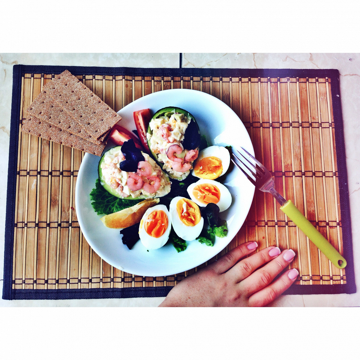 Фото рецепт Авокадо с креветками