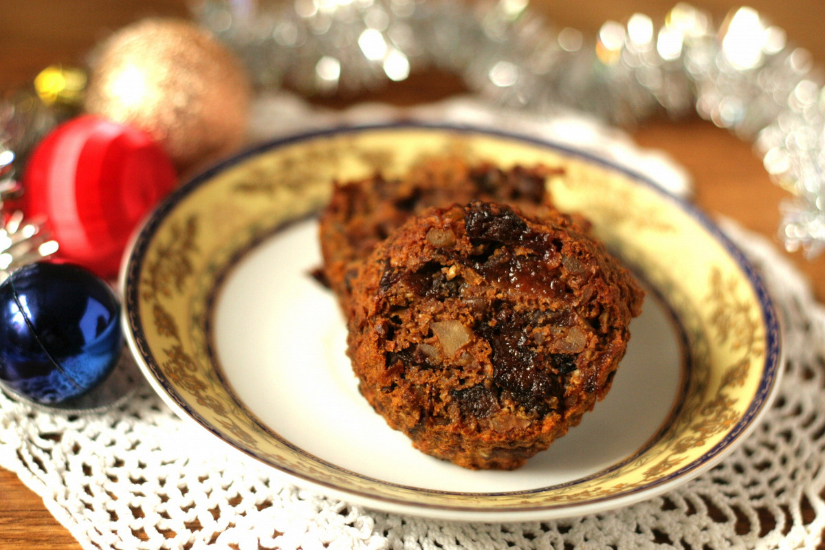 Фото рецепт Постный рождественский кекс