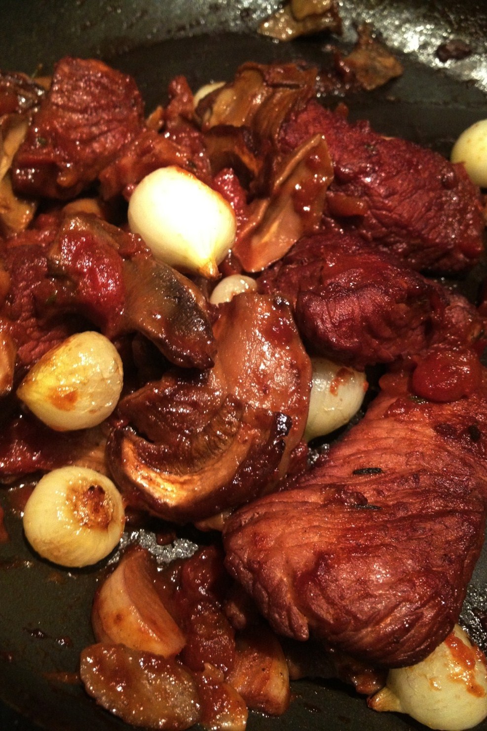 Фото рецепт Индейка в винном соусе