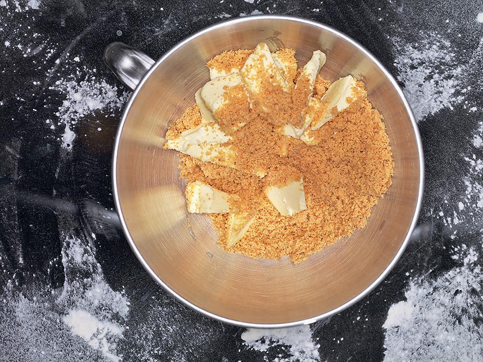 Фото рецепт Песочный корж для чизкейка