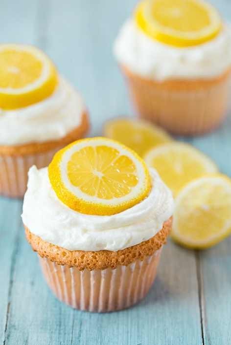Фото рецепт Лимонные капкейки