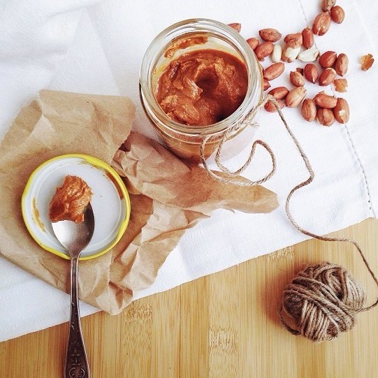 Фото рецепт Домашняя арахисовая паста