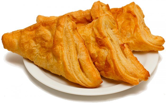 Фото рецепт Слойки с яйцом и луком