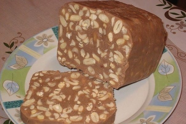 Фото рецепт Щербет с арахисом