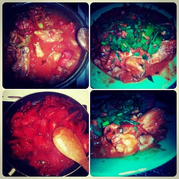 Фото рецепт Чахохбили (без вина)