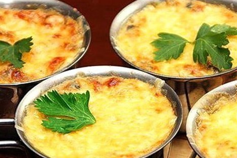 Фото рецепт Жульен с курицей и грибами