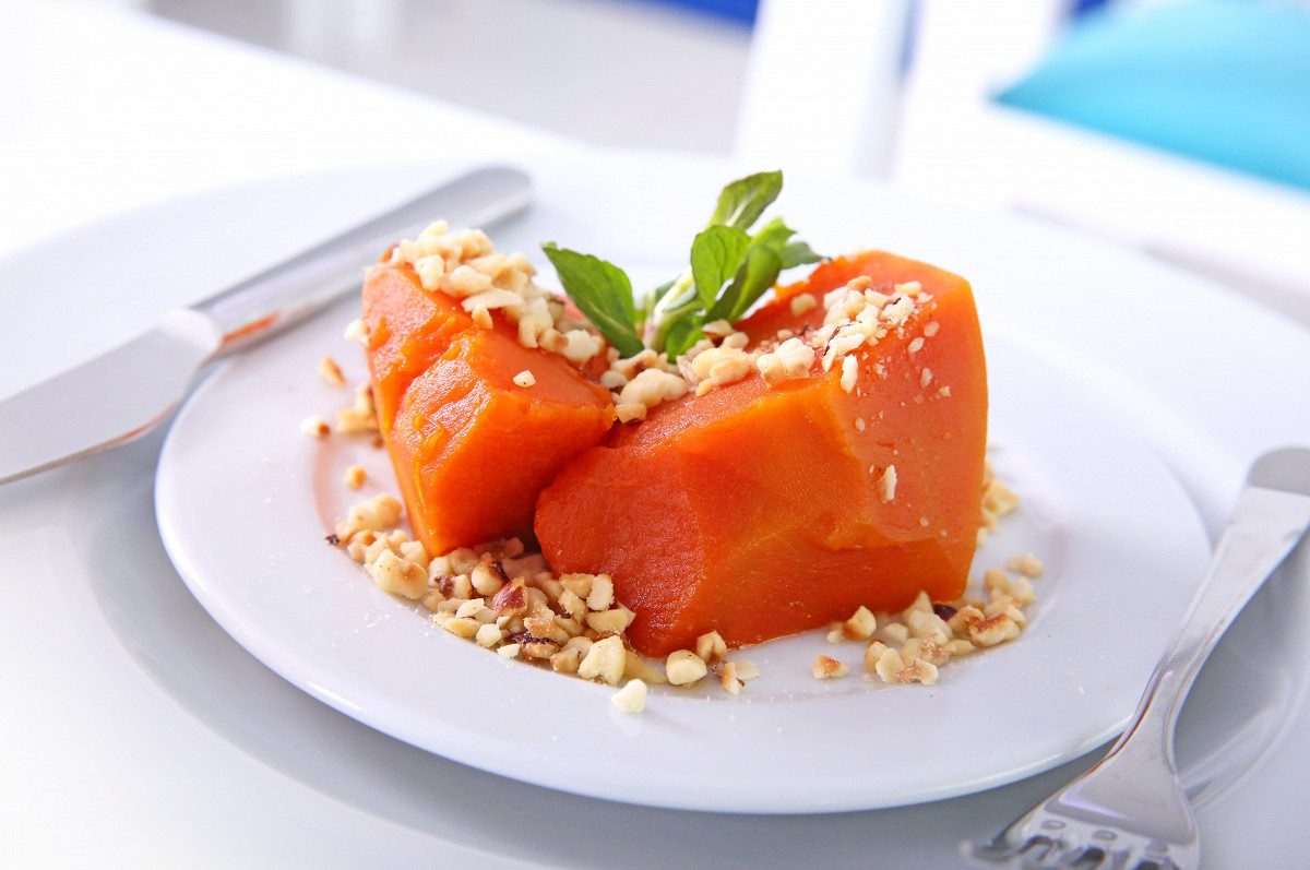 Фото рецепт Турецкий десерт из тыквы (Kabak tatlisi)