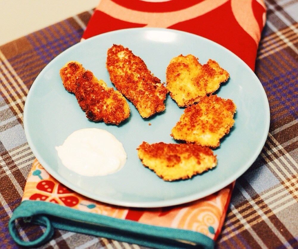 Фото рецепт Домашние куриные наггетсы