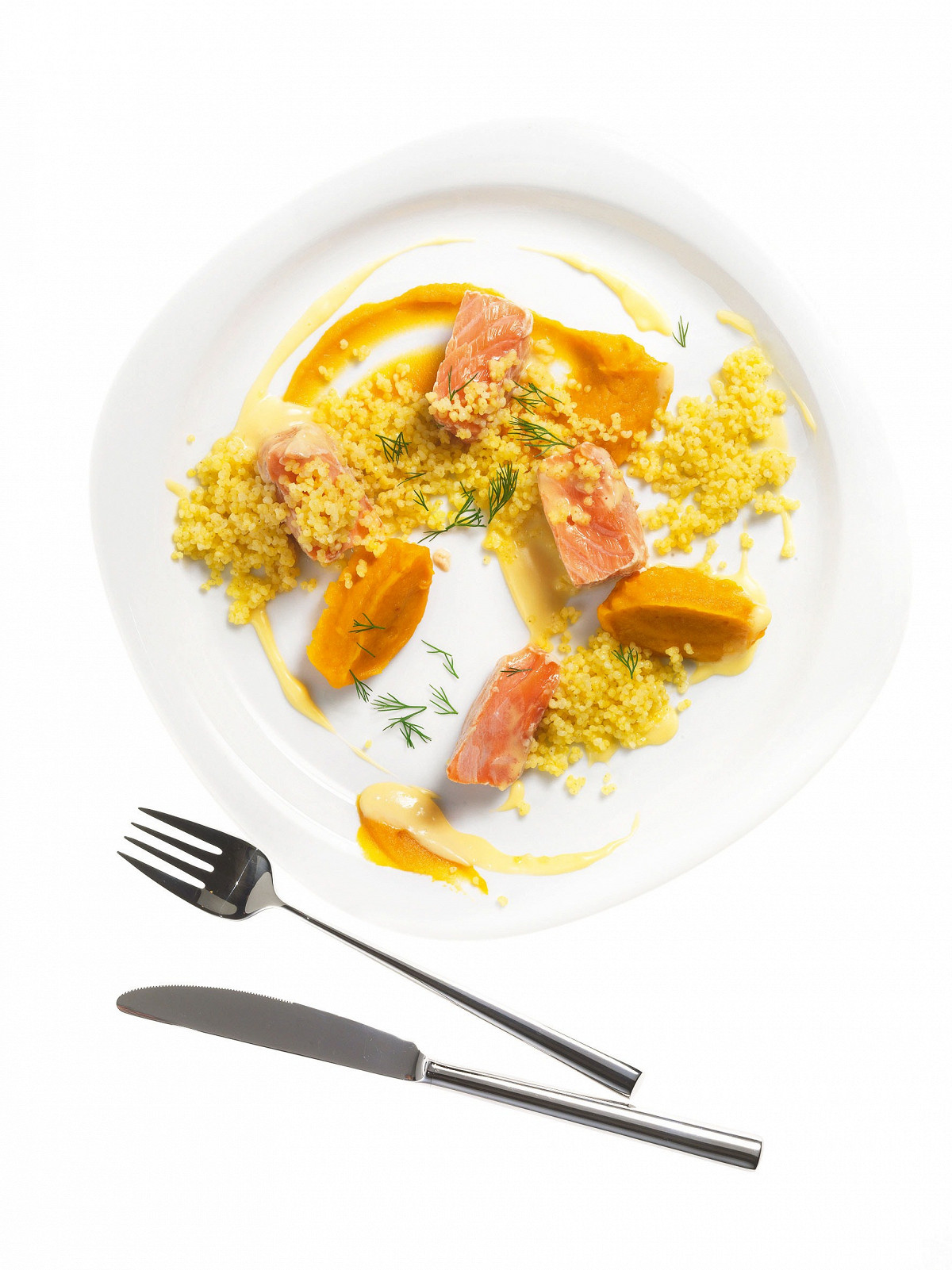 Фото рецепт Лосось с тыквой